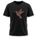 Huichol Hummingbird T-Shirt | Vibrant Mexican Folk Art Bird Graphic Tee