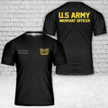 Custom Name US Army Warrant Officer Military 3D Shirt full size S-5XL