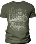 70th Birthday Gift Shirt For Men - Living Legend 1956