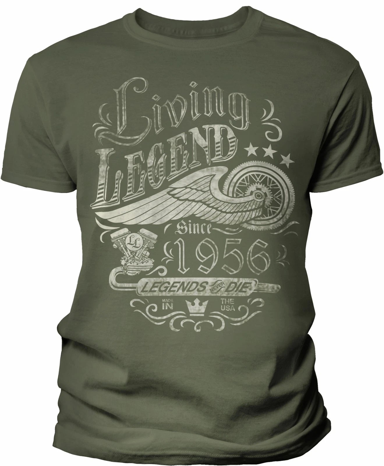 70th Birthday Gift Shirt For Men - Living Legend 1956