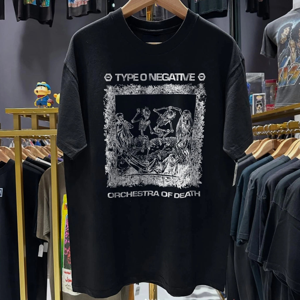 90s Type O Negative Orchestra Of Death 3113 Washed T-Shirt Black XL