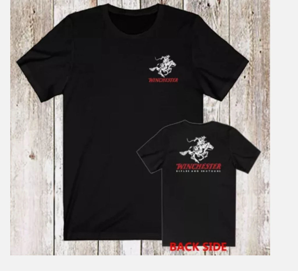 Winchester Firearms Men's Black T-Shirt Size S-5XL