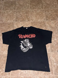 Vintage Y2K Rancid Let's Go “Machete” T-Shirt Black Short Sleeve Punk Band Tee