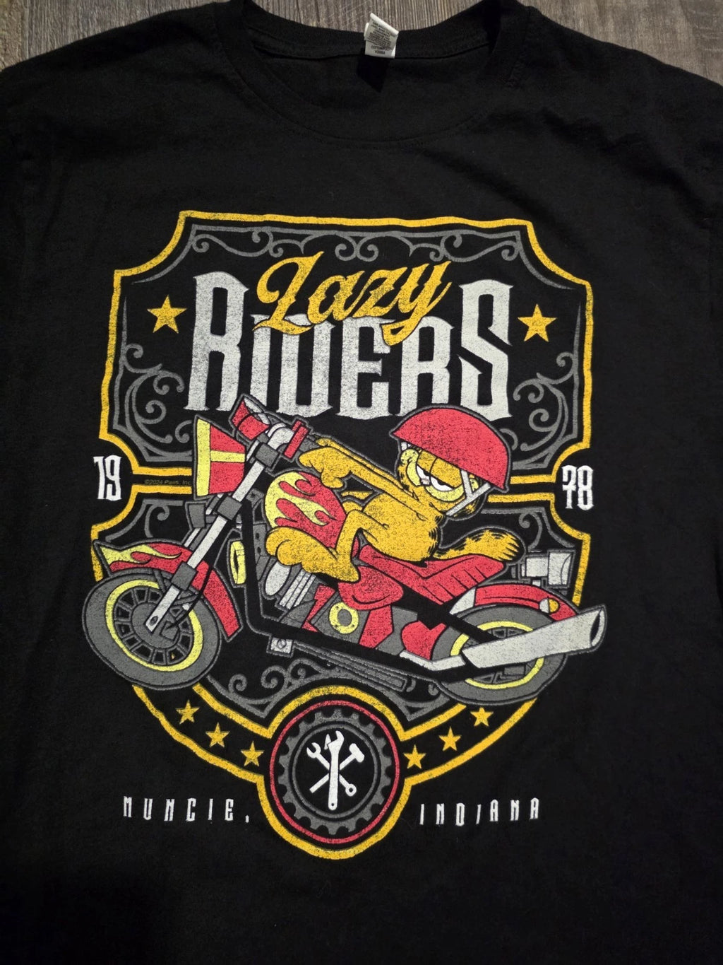 Garfield Lazy Riders Shirt Men's Size Large