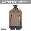 Milwaukee Men's WORKSKIN Sandstone Medium Hooded Sun Shirt