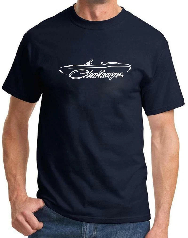 1970-74 Challenger Convertible Classic Outline Design Tshirt NEW COLORS