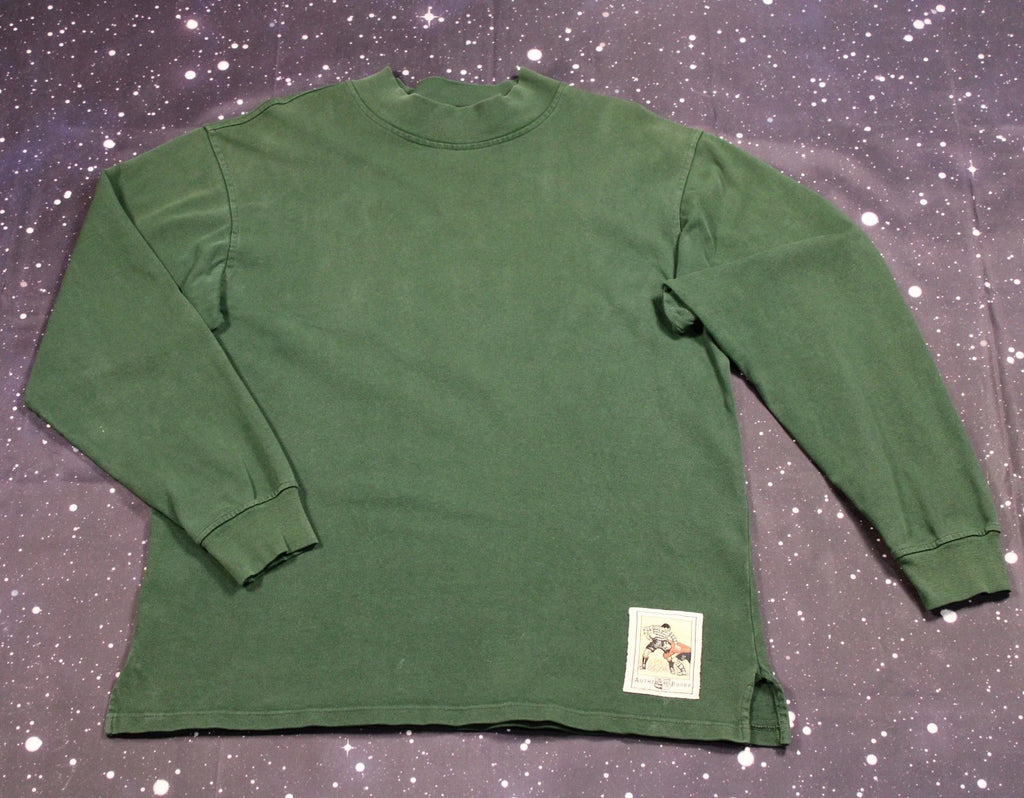 Vintage Banana Republic Rugby Shirt  -Green, Big Patch, Y2K, 90s, Safari -Large