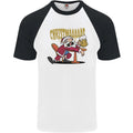 Drunk Santa Funny Christmas Alcohol Beer Xmas Mens S/S Baseball T-Shirt