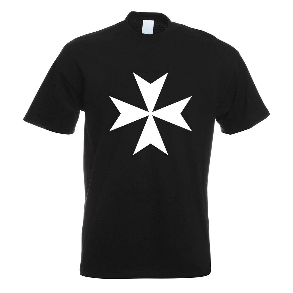 Maltese Cross T-shirt motif printed fun shirt design print
