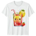 Cute Kawaii Fruit Drink T-Shirt Summer Beverage Gift For Him And Her