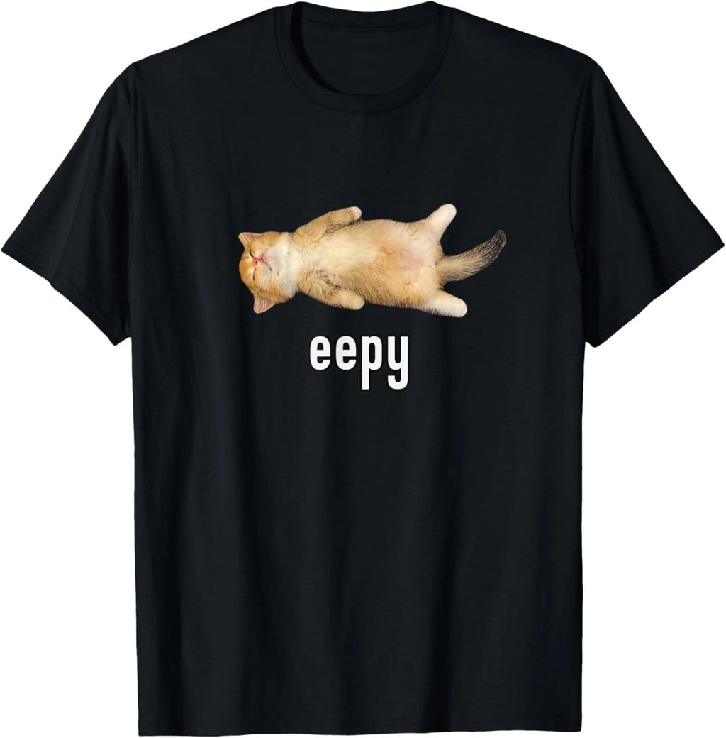 Eepy Cat, Silly Sleepy Cat Meme T-Shirt