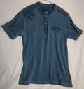 Modern Culture shirt Men's Medium Blue VTG Y2K