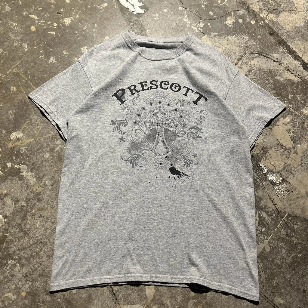 Y2k Grunge Prescott Cross T
