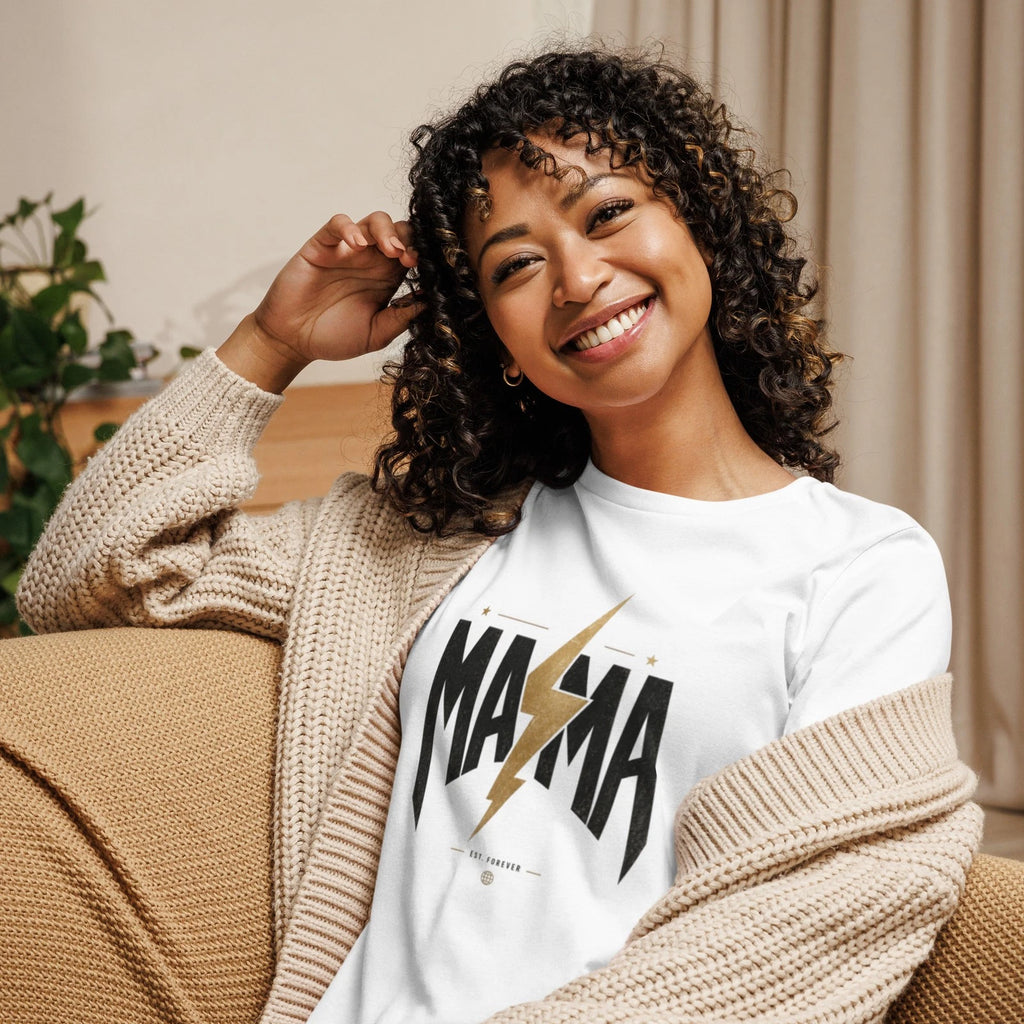 Mama Lightning Bolt Shirt Trendy Minimal Mothers Day Gift Tee