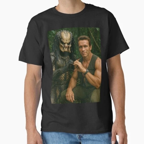predator aliens funny film movie birthday gift horror t shirt