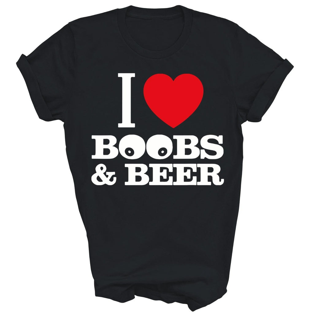 I Love Boobs And Beer Unisex Shirt Gift