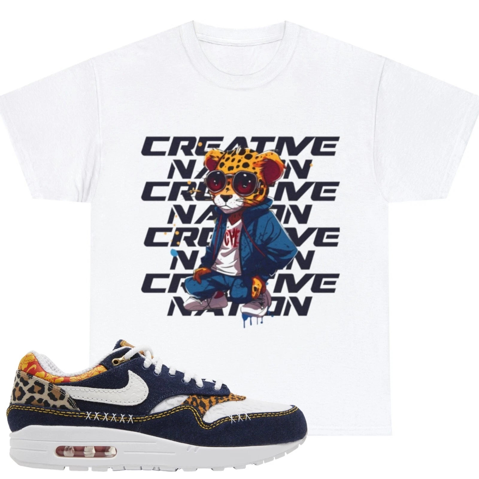 Shirt To Match Air Max 1 Premium Leopard Shirt Unisex Tee Sneaker Tee