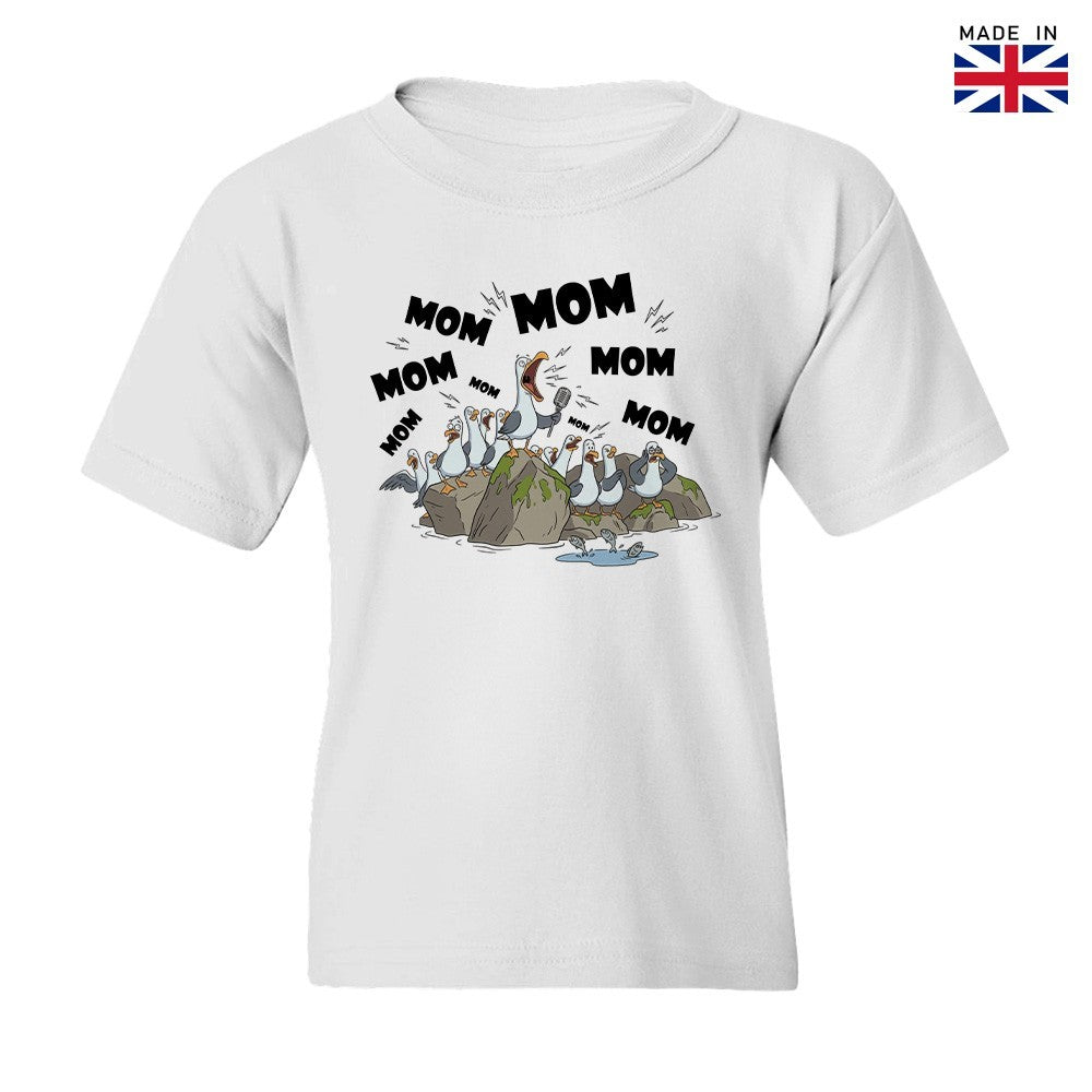 Kids Funny Seagull Mine Shirt Matching Family Vacation Beach Trip Toddler Tee