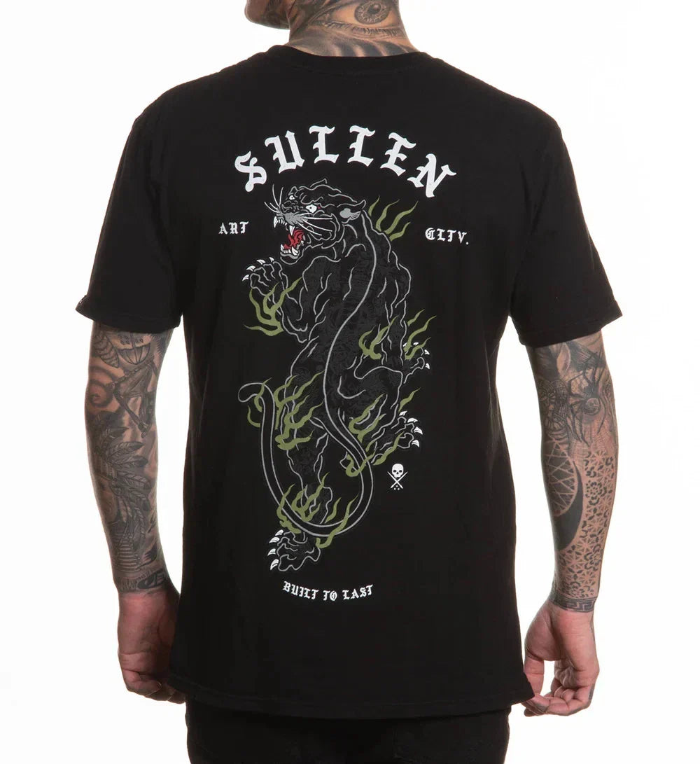 Sullen Art Collective True Artist Pin Tattoo Tee Crawln Panther Tee (1)