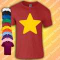 Steven Universe T-shirt Yellow Star Comedy inspired Cartoon Adult Tee