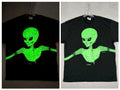 Vtg Lee Alien Wrap Around T-shirt Men’s XL Glow In the Dark 90s Rivertown Trade