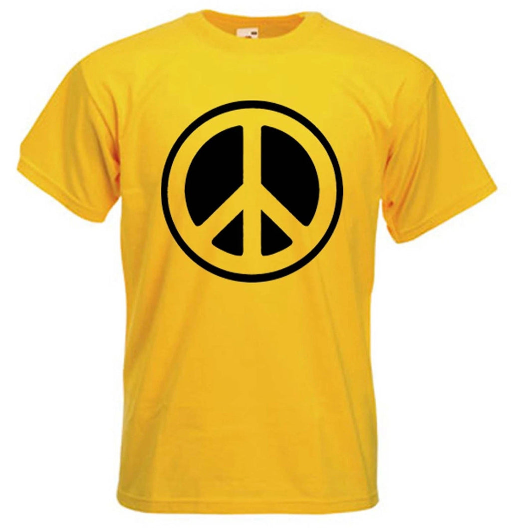 CND SYMBOL T-SHIRT - Political Peace Anti-Nuclear Hippy - Choice of Colors