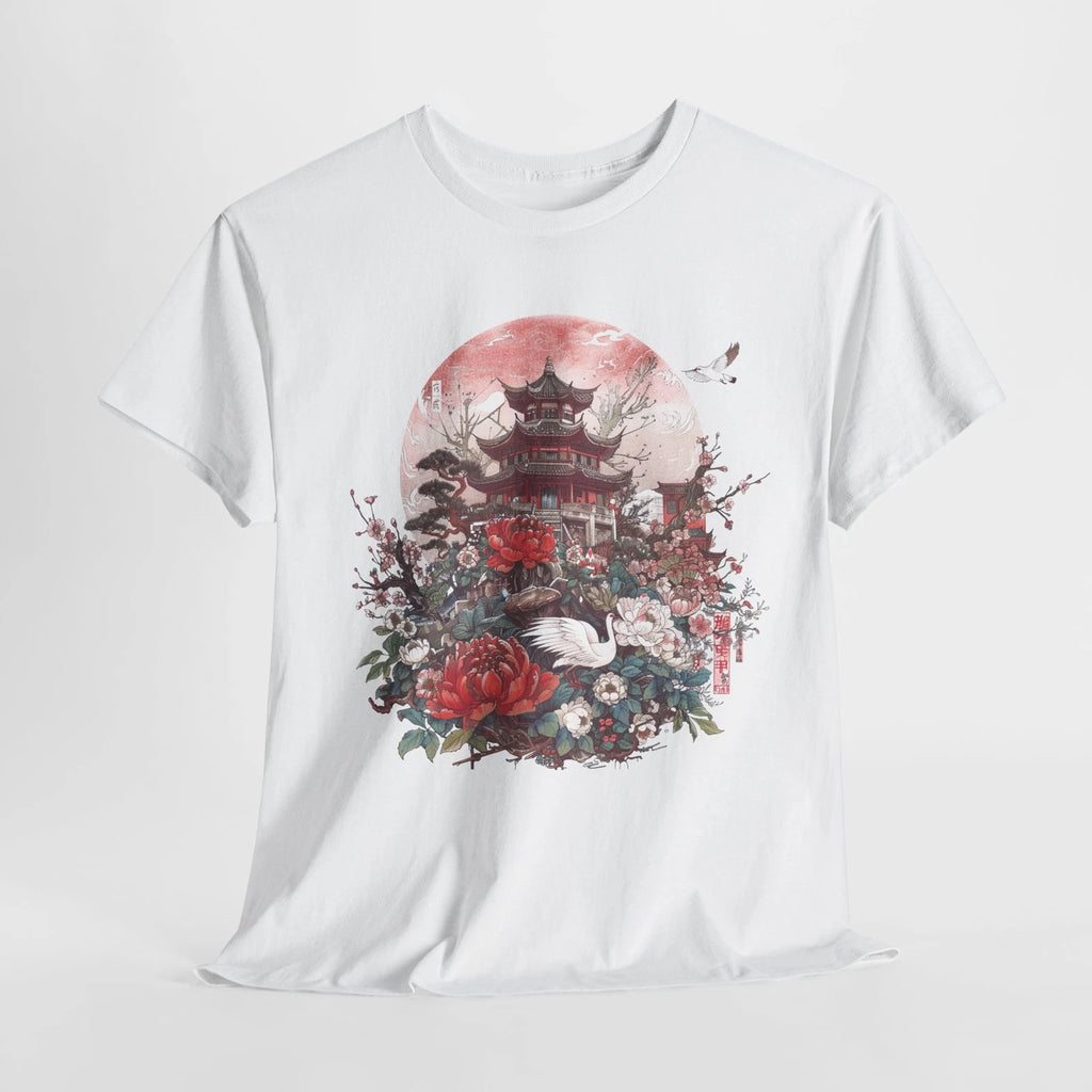 Floral T-Shirt | Japan Travel Aesthetic Tee | Nature Lover Shirt