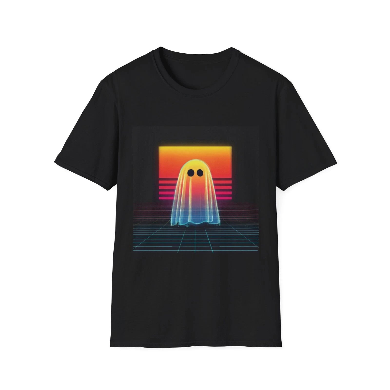 Retro Ghost - T Shirt