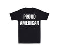 Proud American Mens T-shirt USA American Laugh Joke Novelty Support Gift Dad Tee