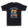 Hit The Road Dude Lock em' Up Funny Fishing Graphic Sarcastic Quote Mens T-Shirt