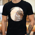 Mens Maine Coon Cat Print Cotton T-Shirt Size S to 5XL
