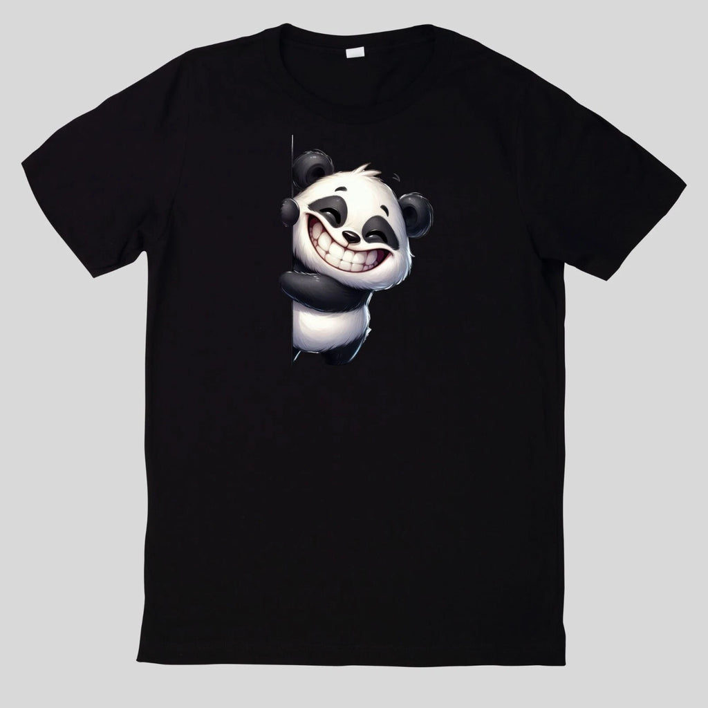 Funny Animals Peeking Around The Corner Funny Cartoon T-Shirt