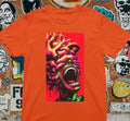 Psychedelic Exploding Head T-Shirt – Trippy Brain Art Tee, Surreal Pop Art Graph