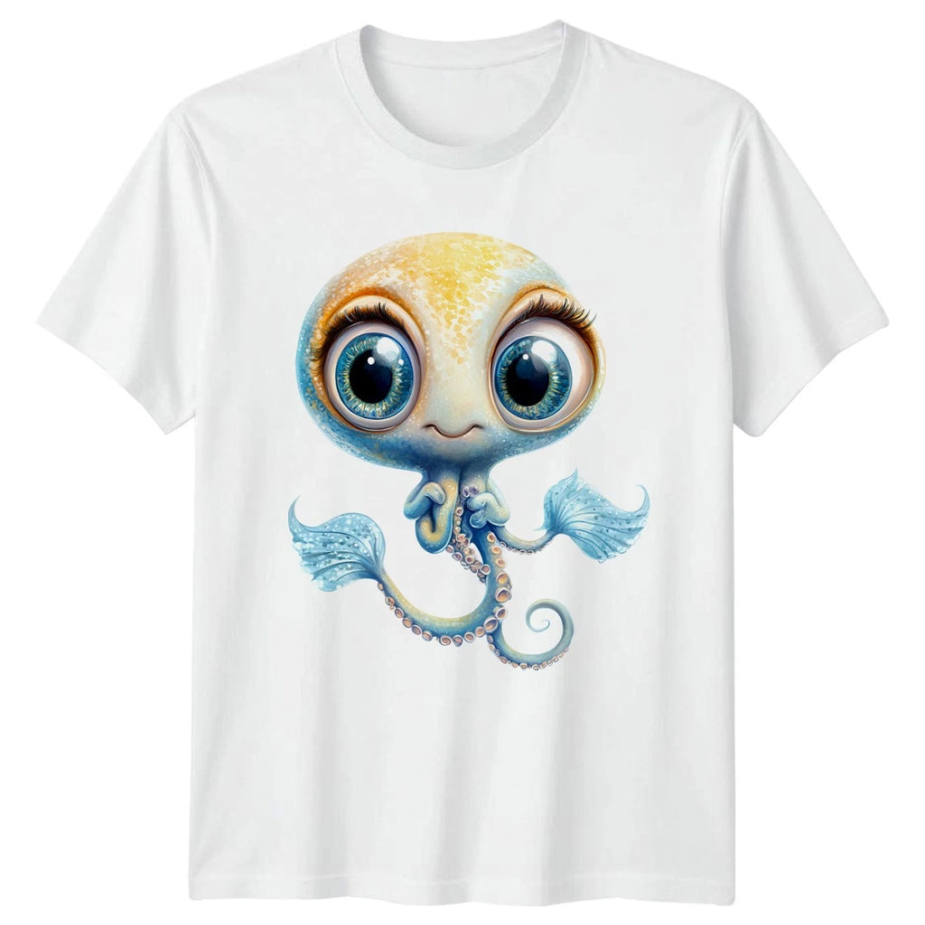 Cute Baby Octopus T-Shirt Undersea Creature 2026 Birthday Gift For Him And Her