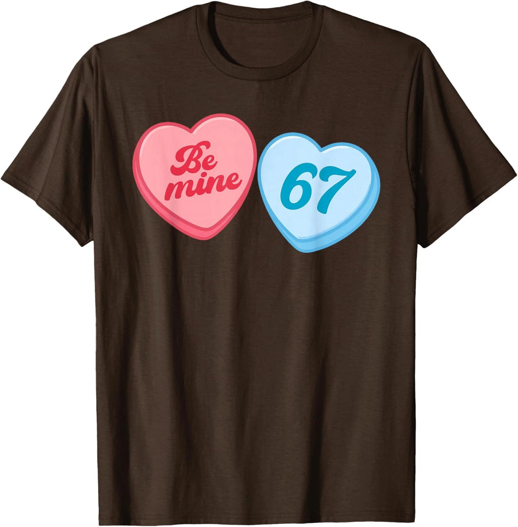 Design Funny Meme Six Seven Valentine Design Day Unisex T-Shirt