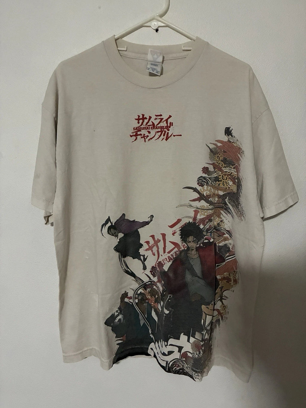 Y2K Samurai Champloo Anime Graphic Shirt - Mens Size XL