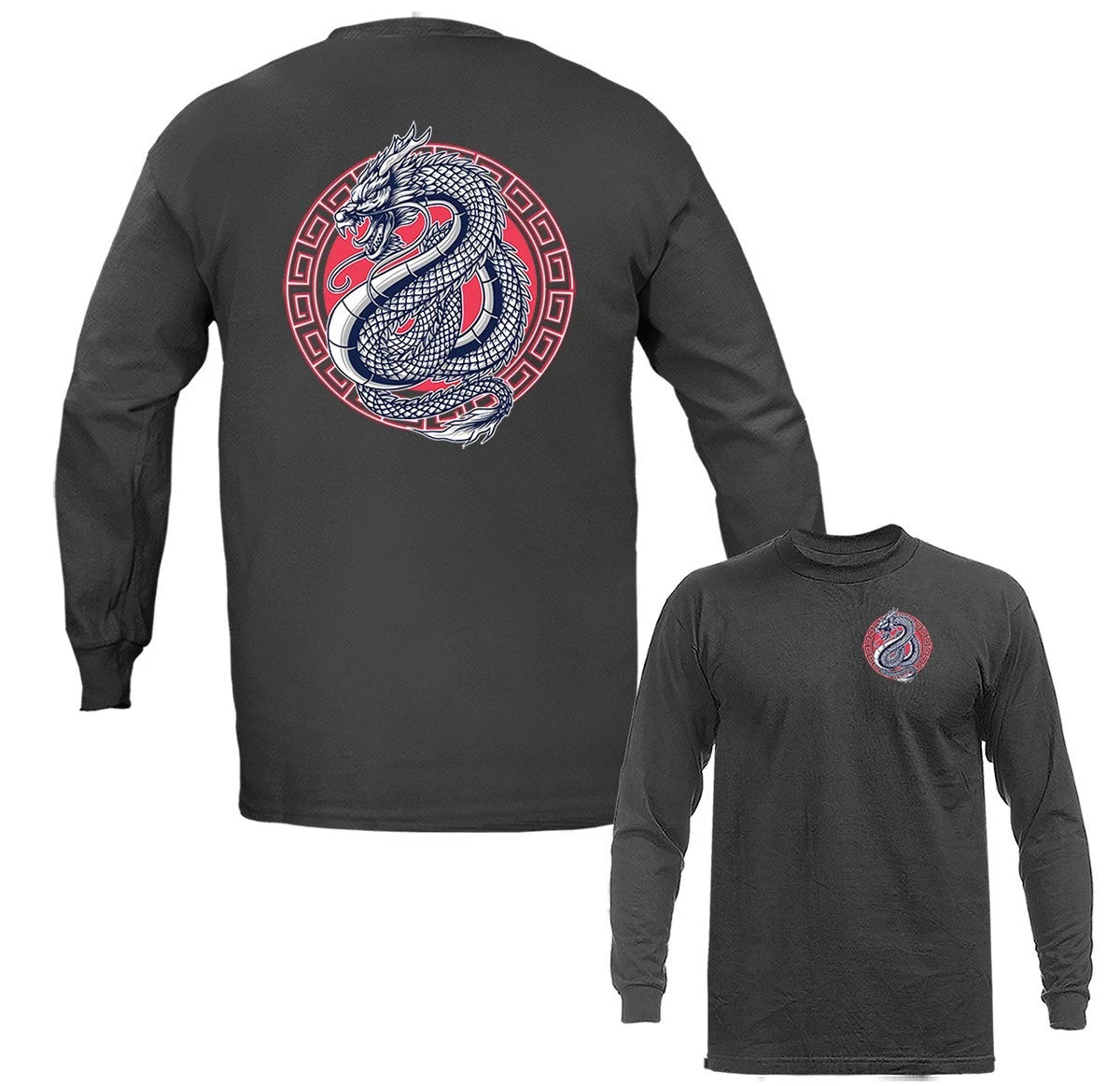 Fearless Dragon Warrior – Mixed Martial Arts Long Sleeve