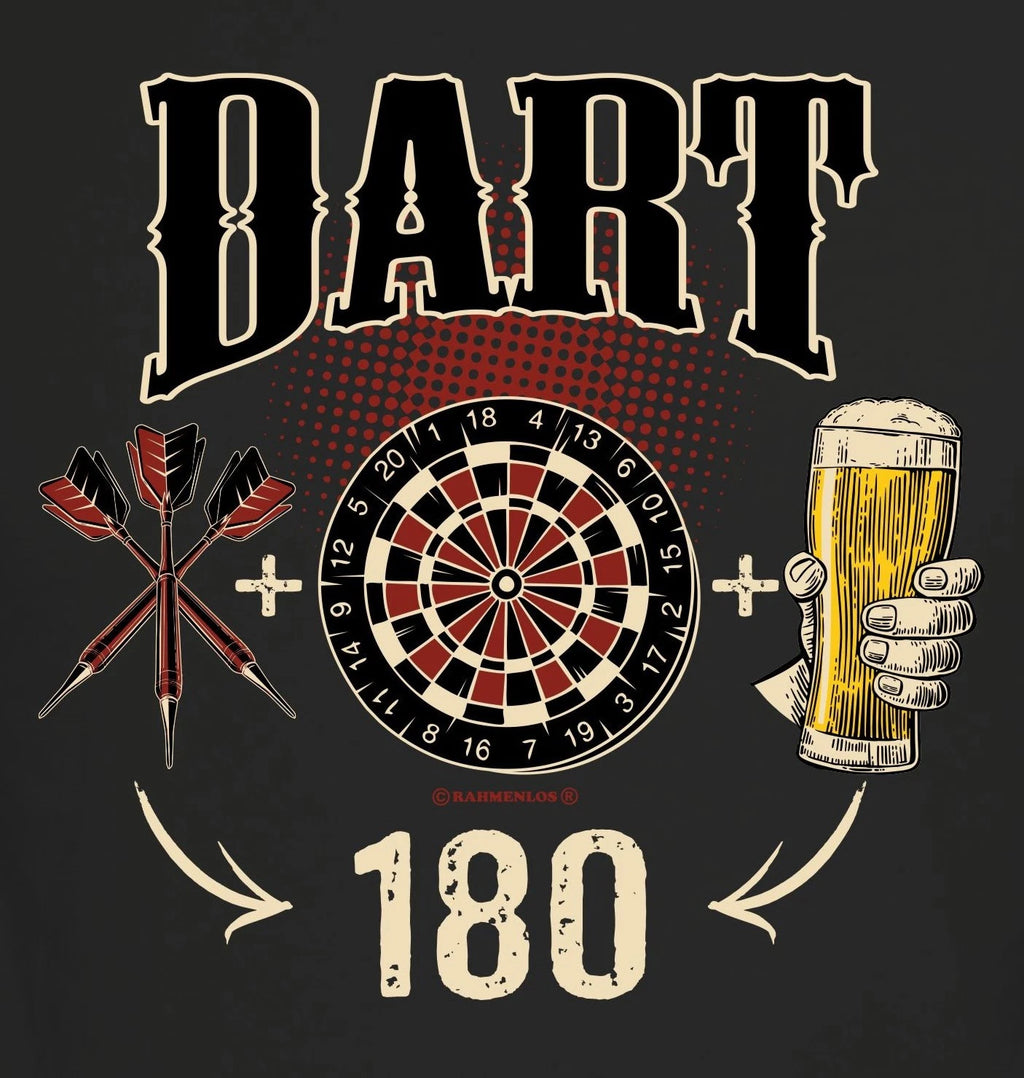 Mens Darts T-Shirt Dart Board 180 Funny Sayings Shirts Men Gifts