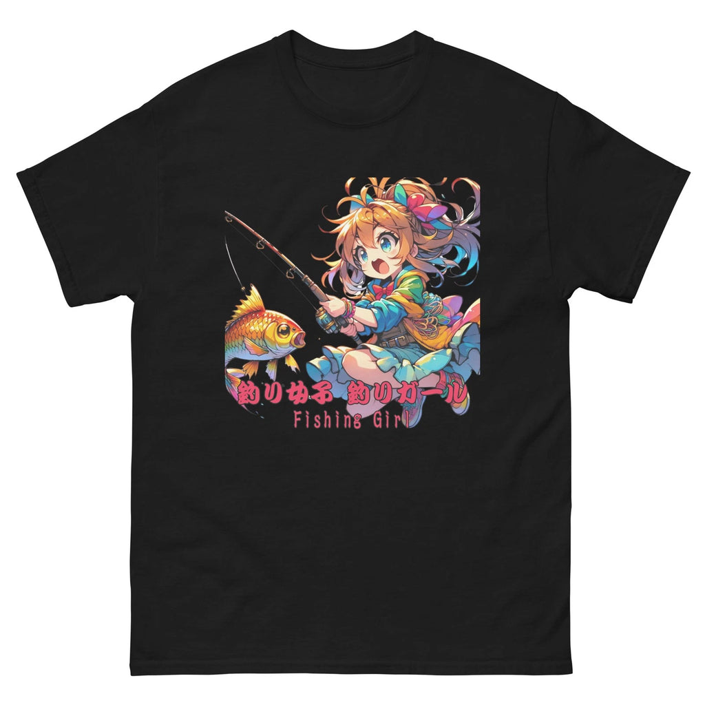 Kawaii Anime Fishing Girl 21 Unisex classic tee