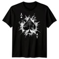 Ace Of Spades Playing Cards Gambling Mens Graphic Tee Grunge Style