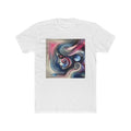 Crew Neck Tee, Calm Serene Girl Abstract Print T-Shirt, Unisex Cotton Shirt,