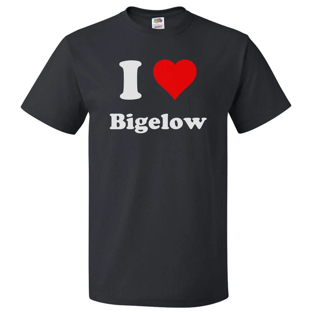 I Heart Bigelow T-shirt - I Love Bigelow Tee
