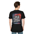 Funny Quote Unisex Softstyle Tee, Caffeine Chaos Cuss Words T-Shirt, Sarcastic