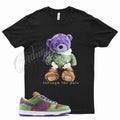 Black SMILE T Shirt to match  SB Dunk Low Veneer by Cordunk