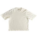 pet-tree-kor White Oversized Cotton T-Shirt Tee Urban Modern Streetwear Sz 48/L