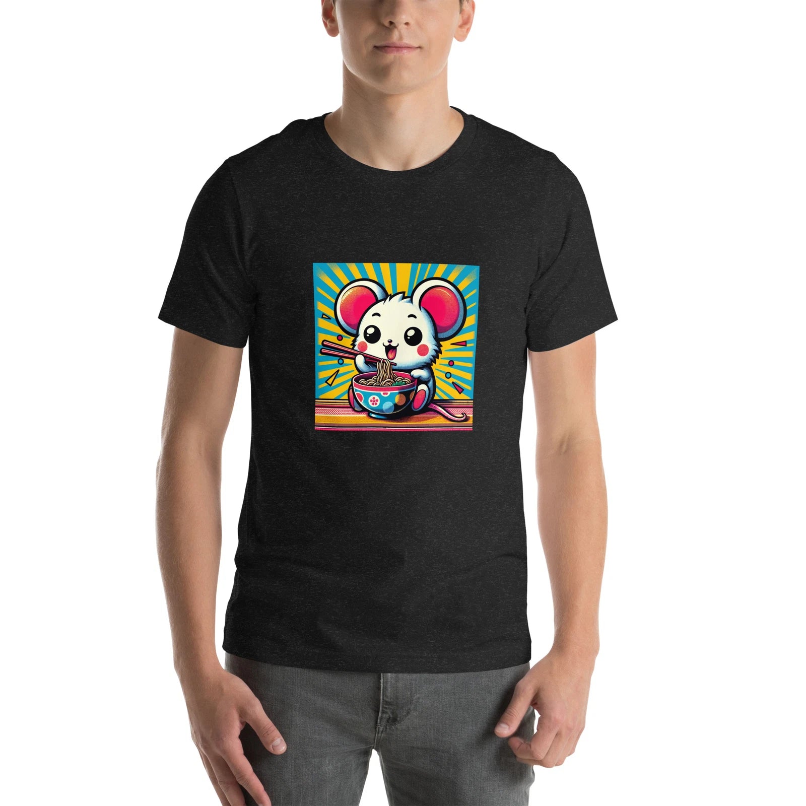 Cute Ramen Foodie Fashion Pop Art T-shirt - Mouse