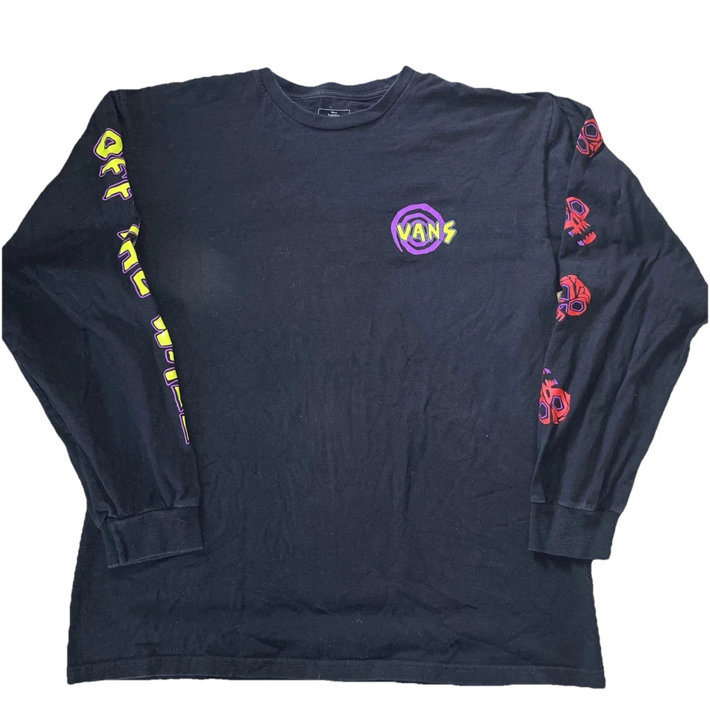 VANS Nightmare Before Christmas Oogie Boogie Men's Long Sleeve T-Shirt Black L