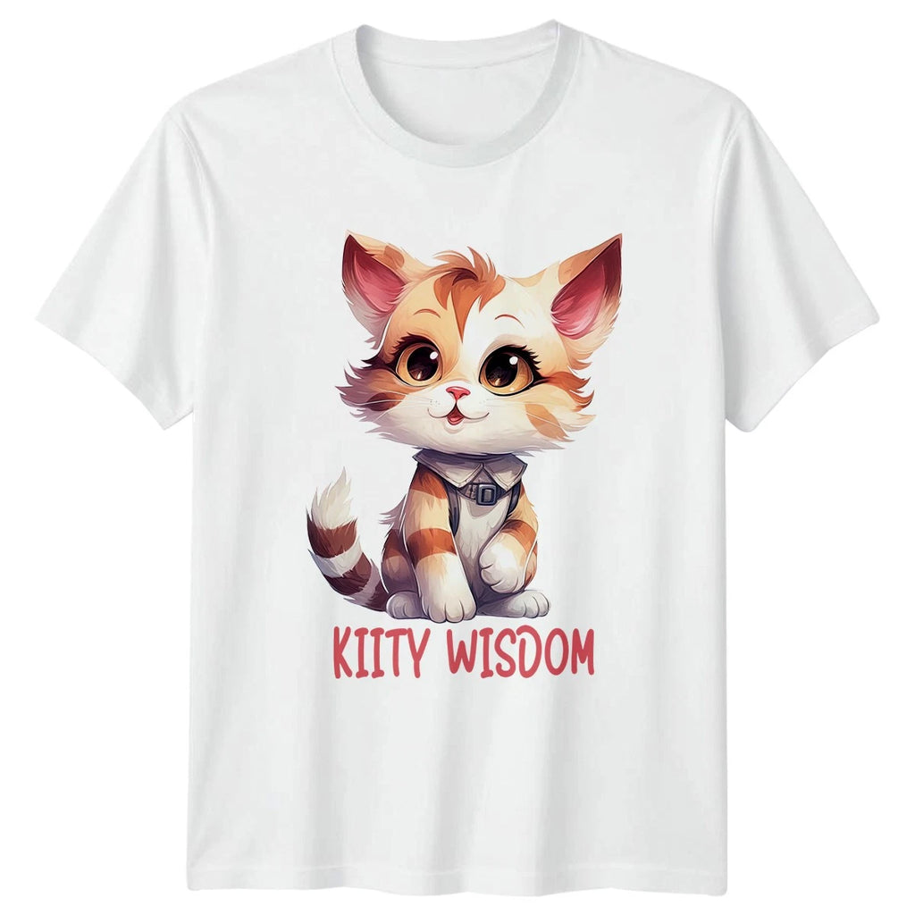 Kiity Wisdom T-Shirt Cute Cat Pet Lover Animals Birthday Gift For Him And Her