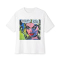 Retro Pop Art Vampire Comic Tee | Female Vampire Face Graphic T-Shirt