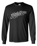 Steely Dan long sleeve t-shirt - Aja Do It Again Black Cow Peg 70s Rock